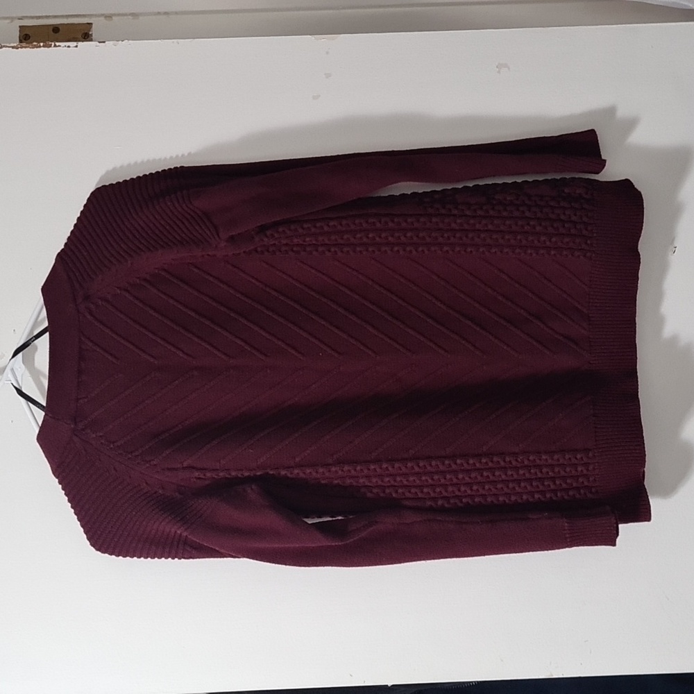 🟡Maroon  Cardigan - Picture 6 of 6
